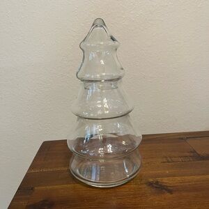 Vintage Libby Glass Xmas Trees